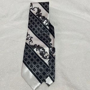 Karl Knox Black and White Tie